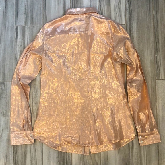 JCREW | The Perfect Shirt in rose gold - Picture 4 of 4